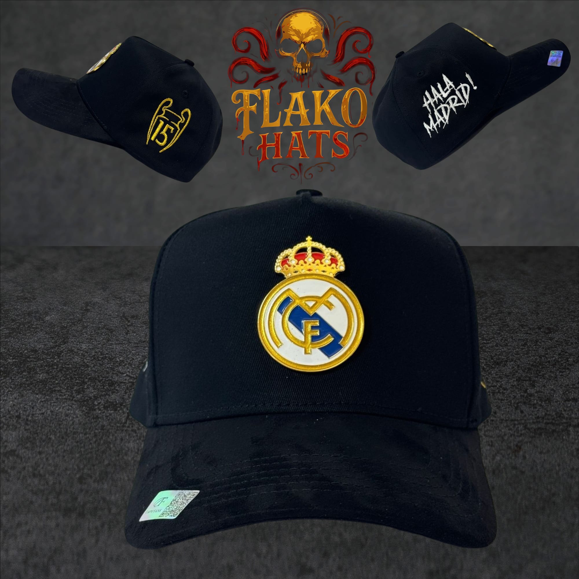 Real Madrid Metal Logo