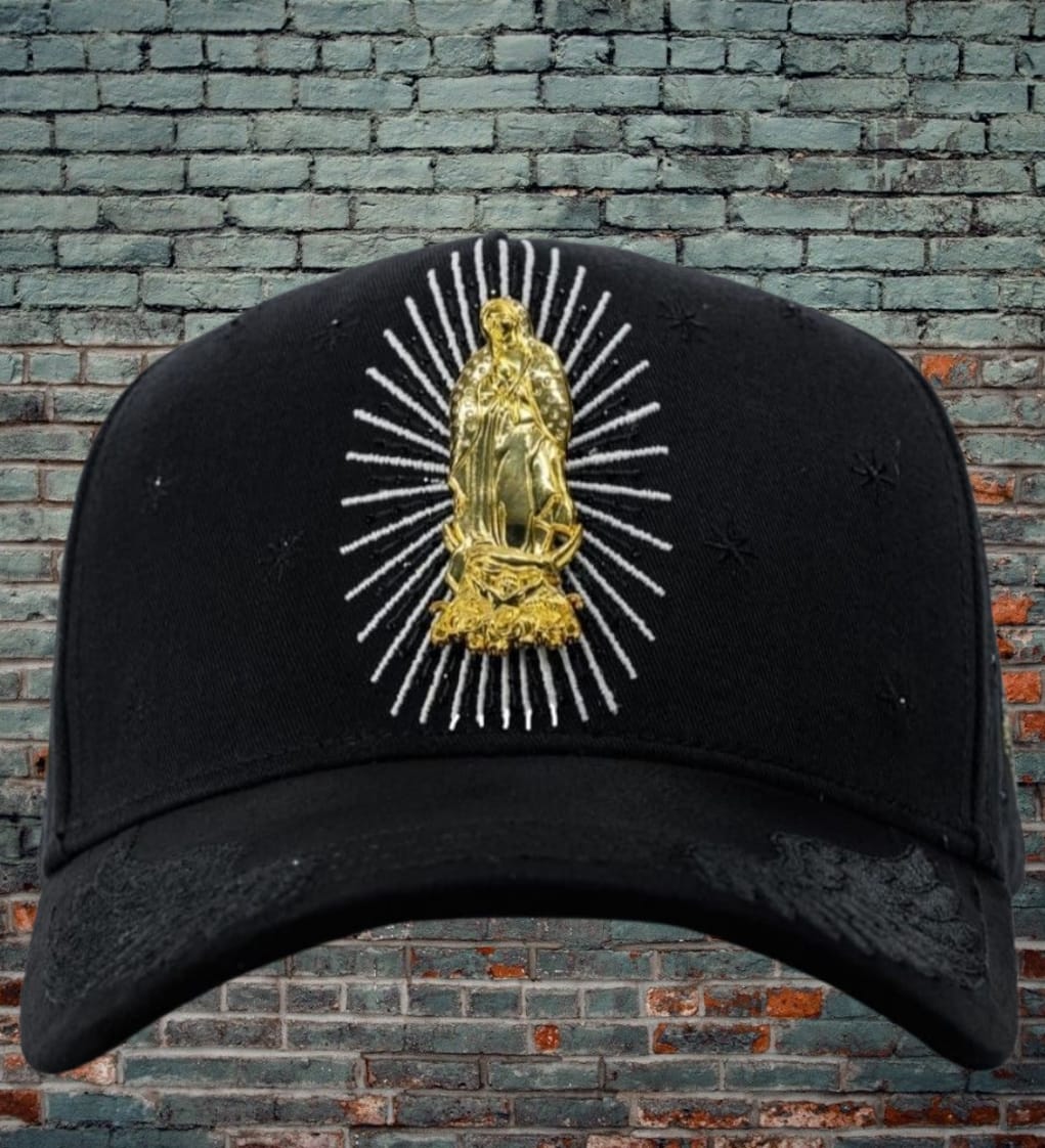 La Virgen De Guadalupe Metal Logo