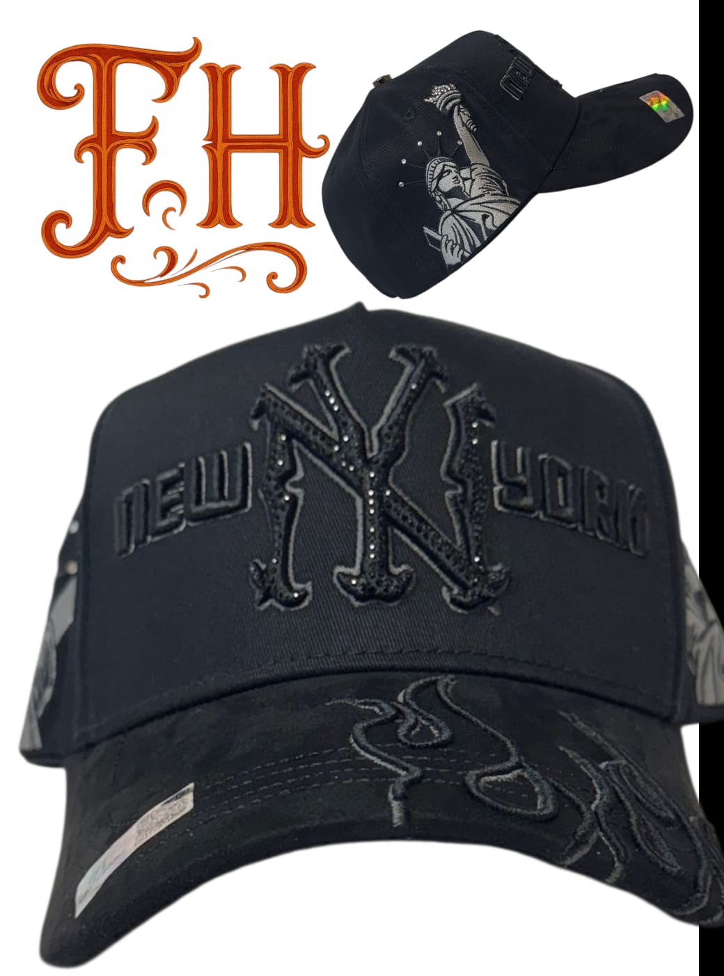 NY Cristals All black